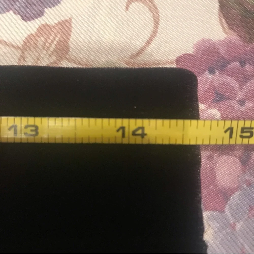 _______SOLD______—BLACK VELOUR XS SLACKS Long - Picture 9 of 15